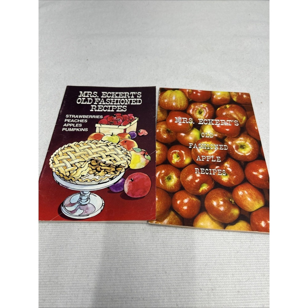 Mrs Eckerts Old Fashioned Recipes OLD VINTAGE COOKBOOK FRUIT PIE CAKE YUM! 1980
